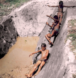 Niños de la calle en Bangladés